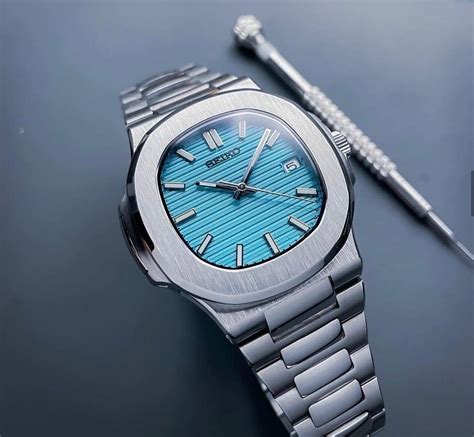 patek philippe nautilus homage seiko|patek philippe aquanaut homages.